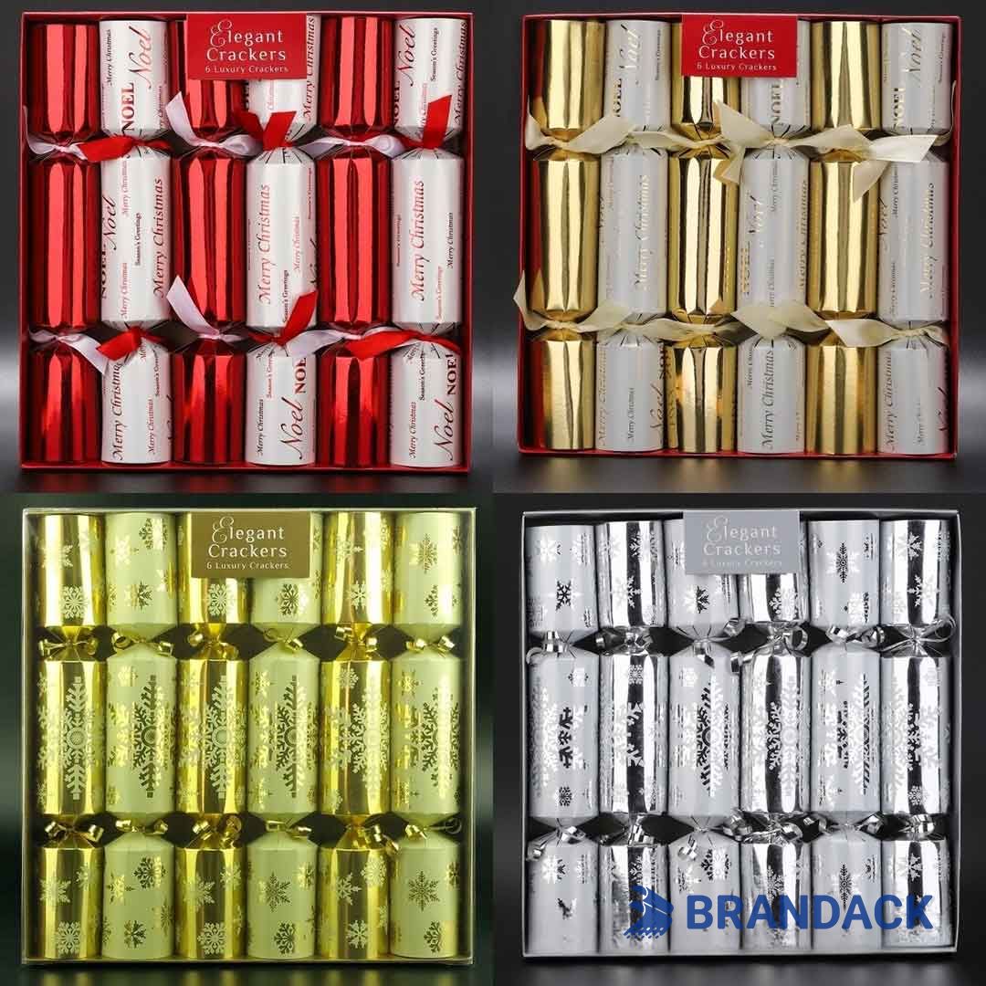 Holiday Party Popper Christmas Crackers Custom with Design Service