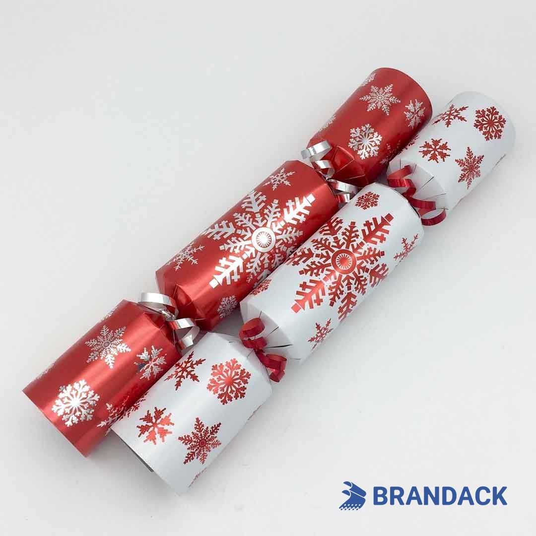 British English Christmas Pull Poppers Tailored to Brand