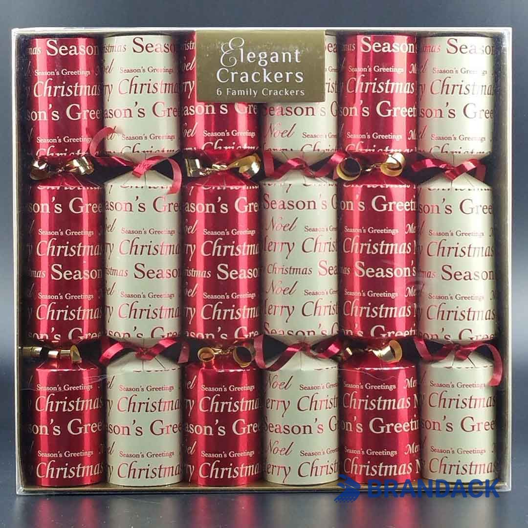 British English Christmas Pull Poppers Tailored to Brand