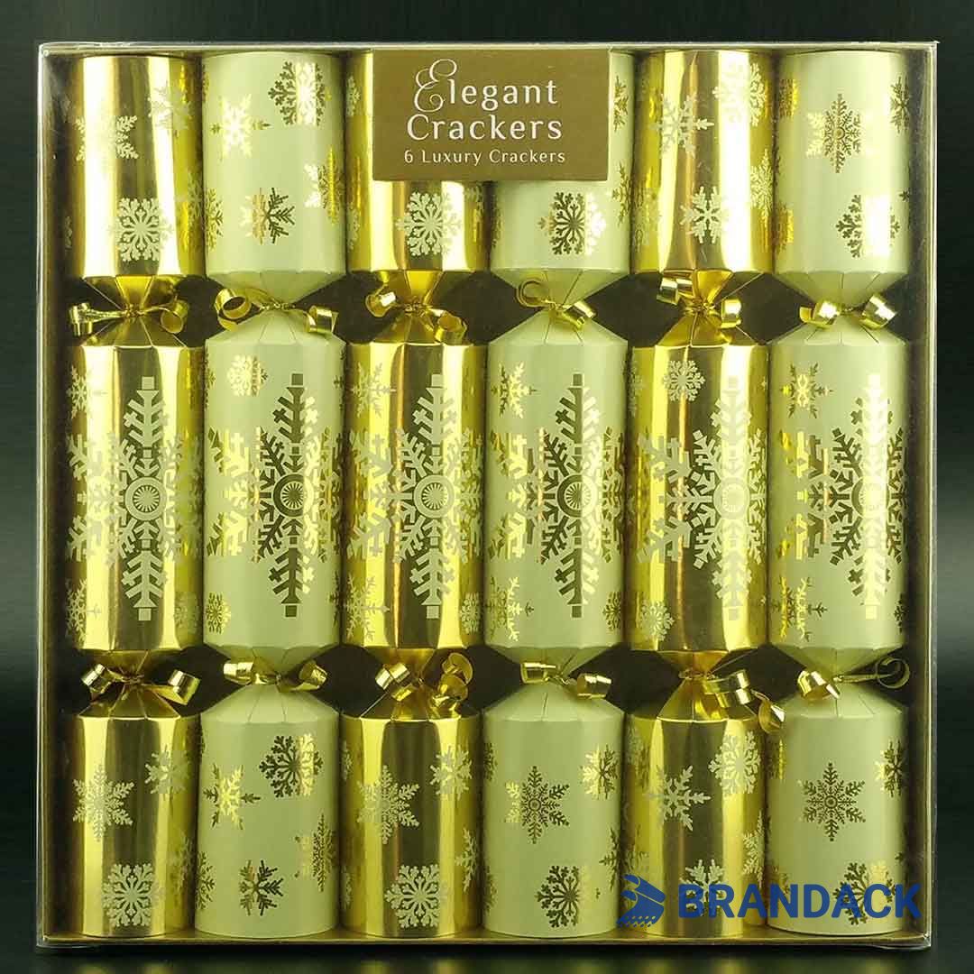 British English Christmas Pull Poppers Tailored to Brand