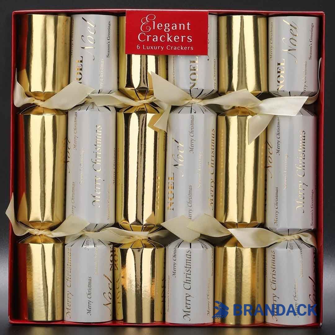 Custom Holiday Poppers Christmas Crackers with Design Service