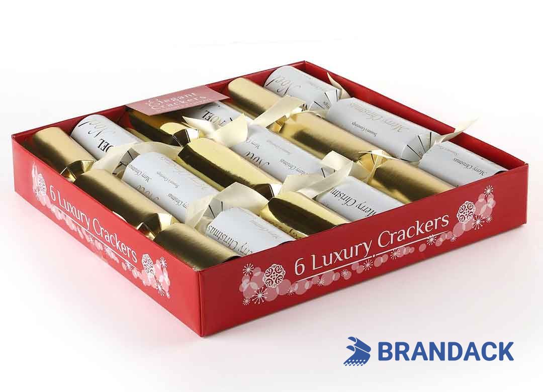 Custom Holiday Poppers Christmas Crackers with Design Service