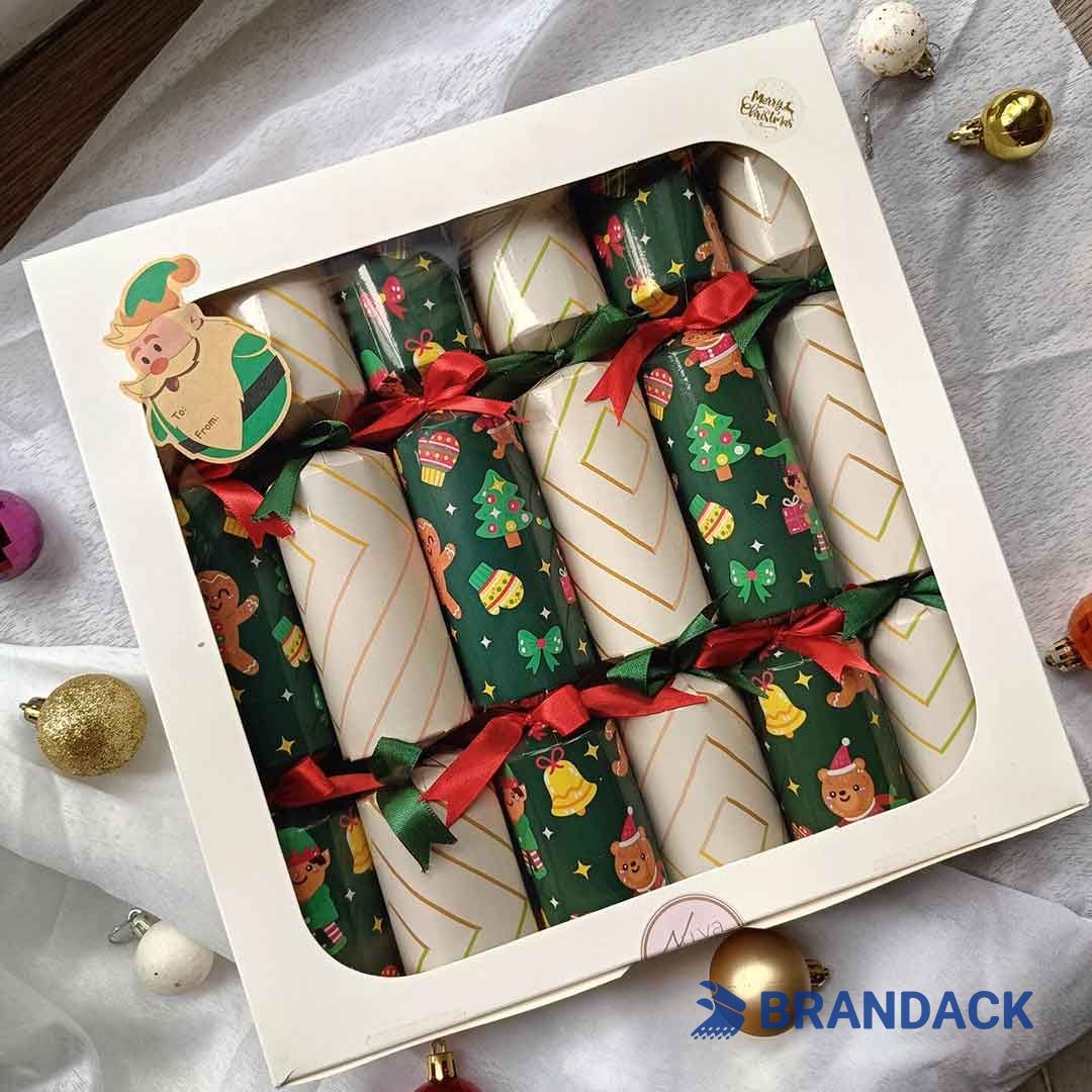 Christmas Holiday Crackers Poppers Custom to Stand out on Shelves