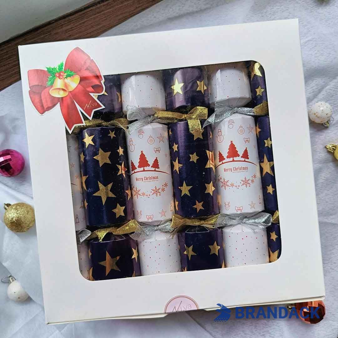 Christmas Holiday Crackers Poppers Custom to Stand out on Shelves