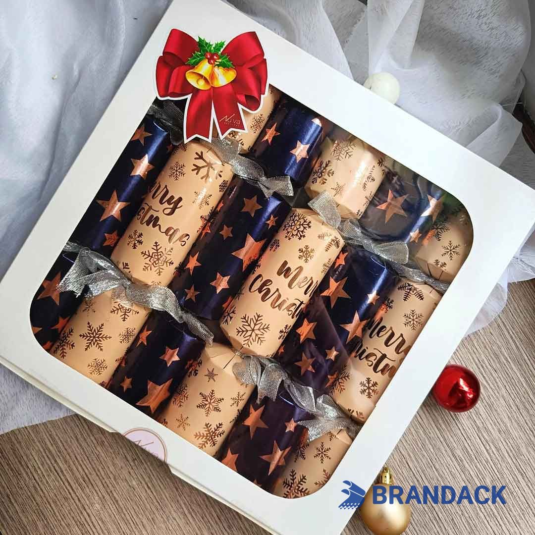 Christmas Holiday Crackers Poppers Custom to Stand out on Shelves