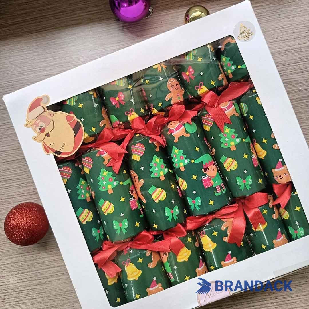 Christmas Holiday Crackers Poppers Custom to Stand out on Shelves