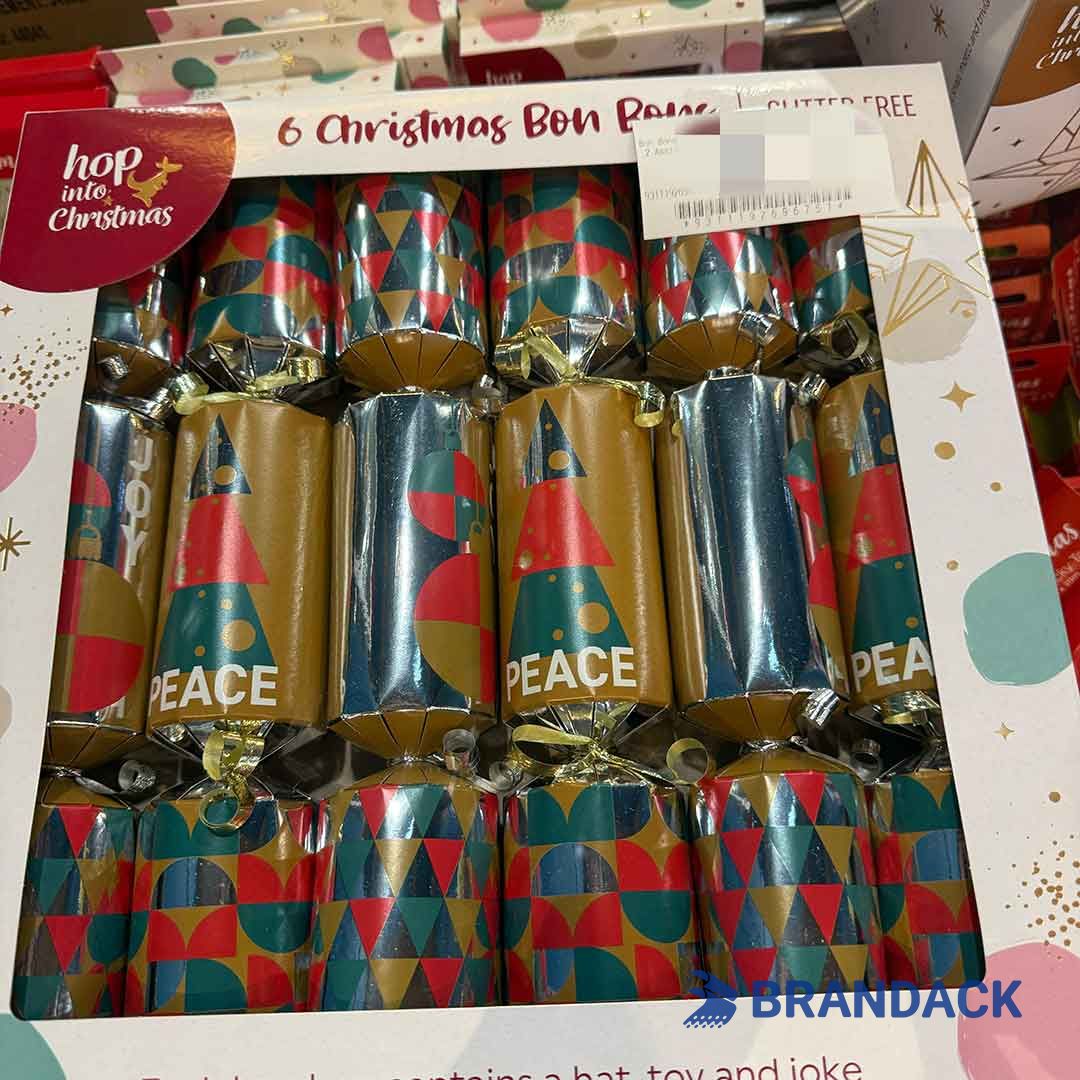 Christmas Holiday Crackers Poppers Custom to Stand out on Shelves