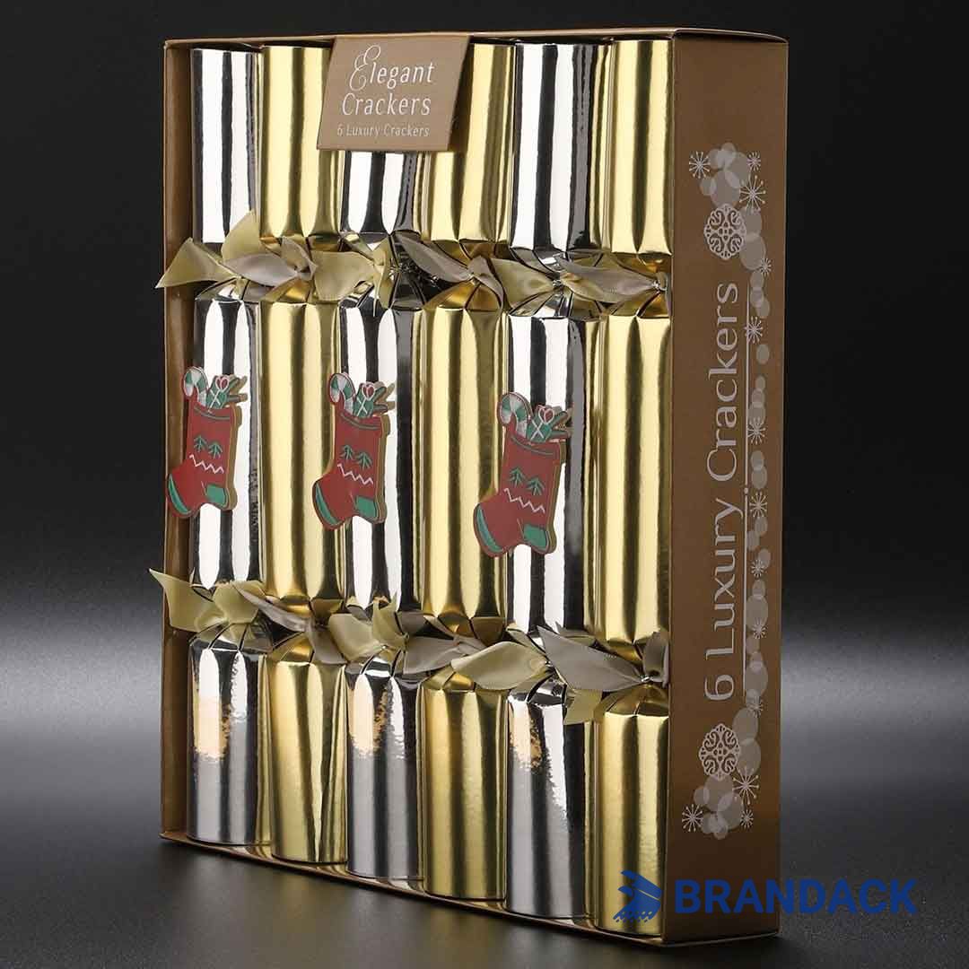 Branded Christmas Party Cracker Poppers Bespoke Manufacturer