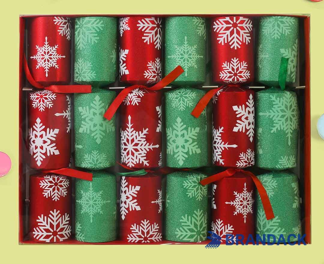 Bespoke Branded Adult Christmas Party Poppers with Snap