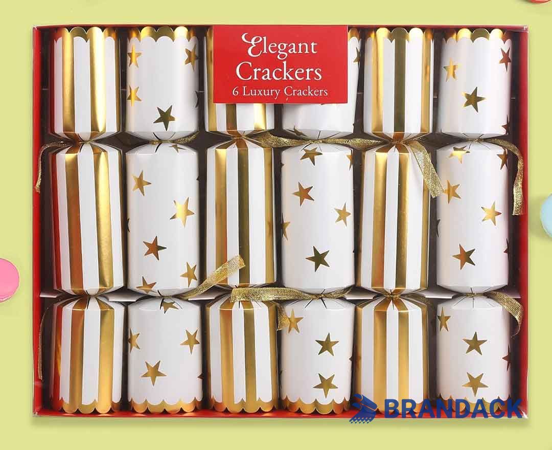 Bespoke Branded Adult Christmas Party Poppers with Snap