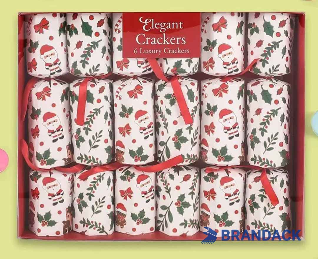 Bespoke Branded Adult Christmas Party Poppers with Snap