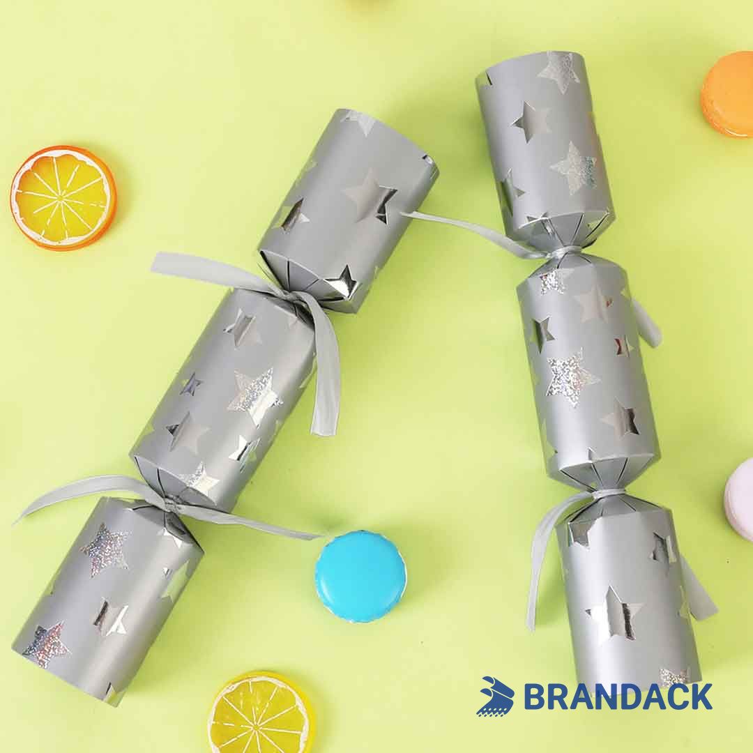 Custom Christmas Gift Poppers with Crowns and Prizes