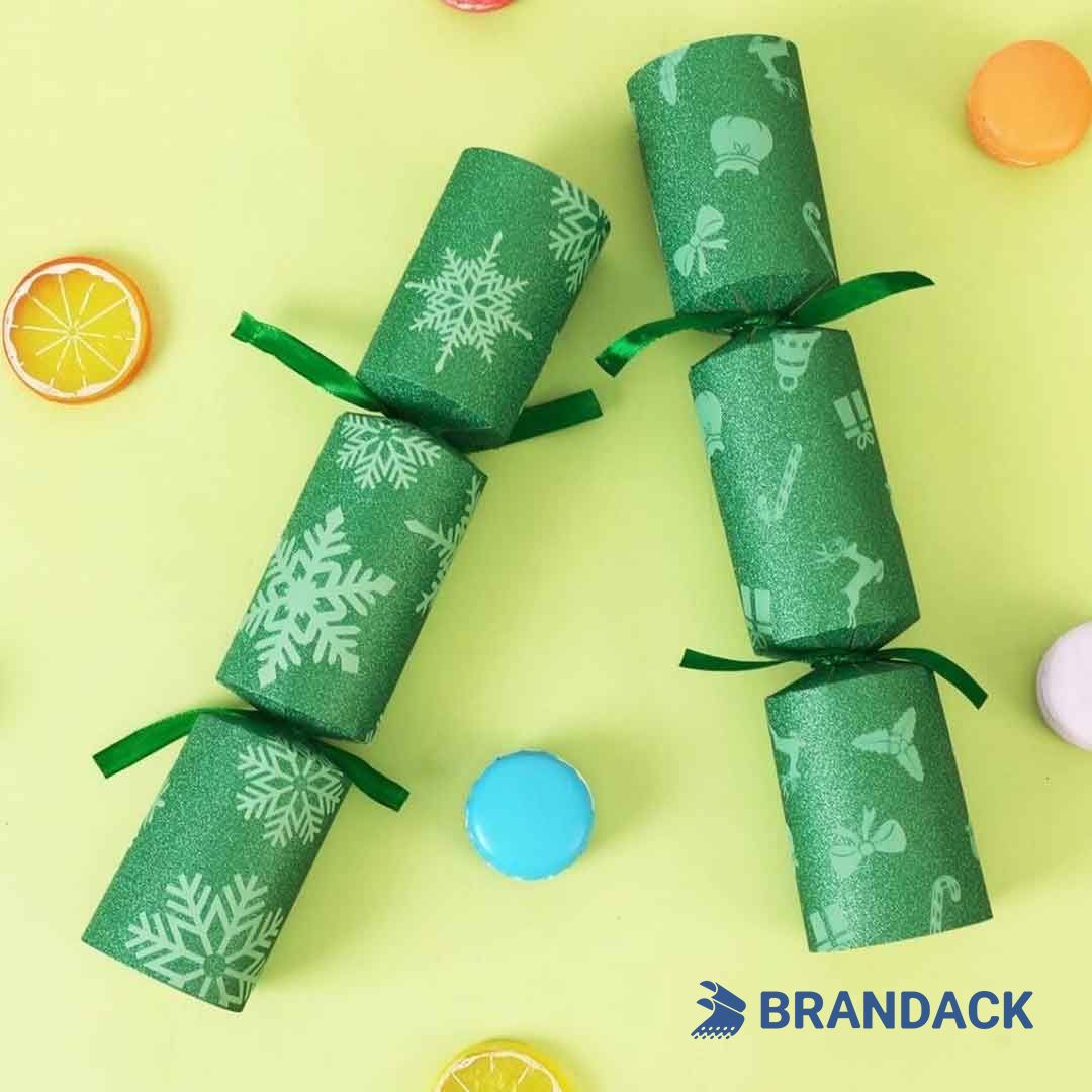 Custom Christmas Gift Poppers with Crowns and Prizes