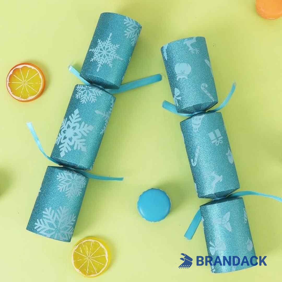 Custom Christmas Gift Poppers with Crowns and Prizes