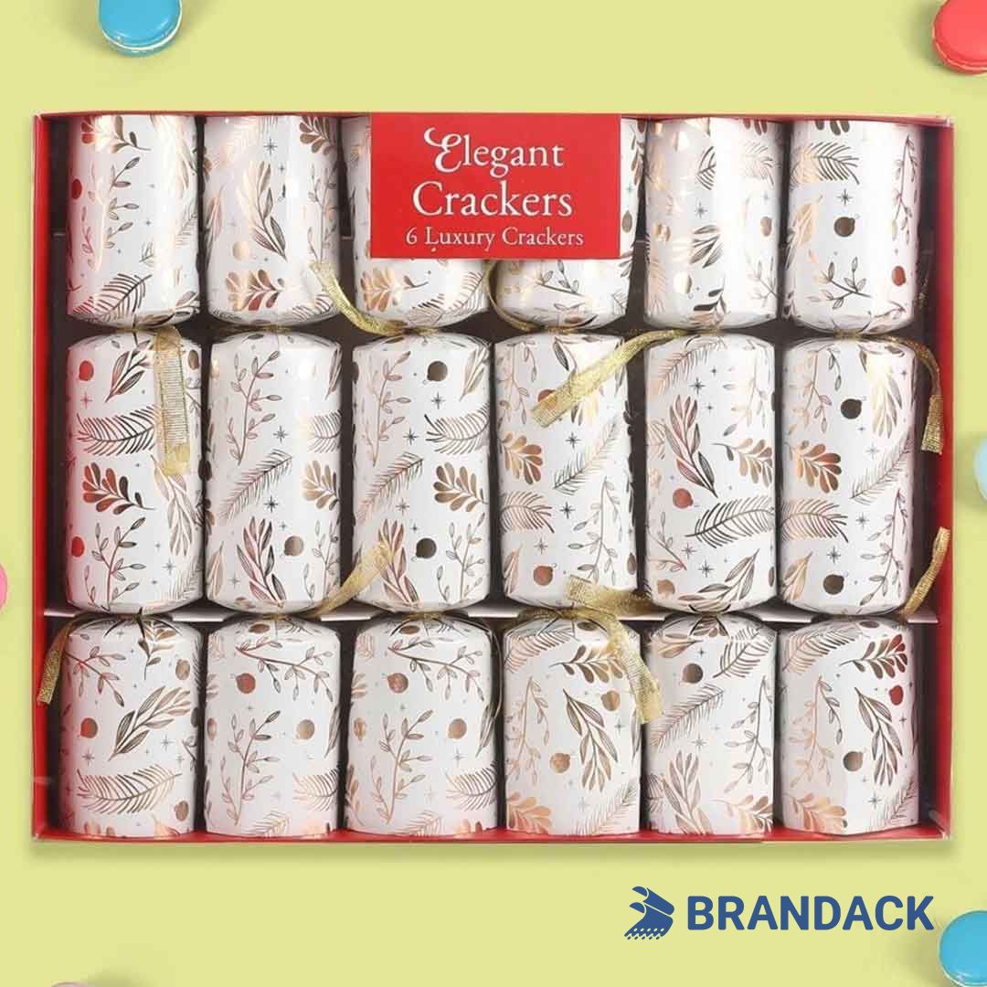 Custom Christmas Gift Poppers with Crowns and Prizes