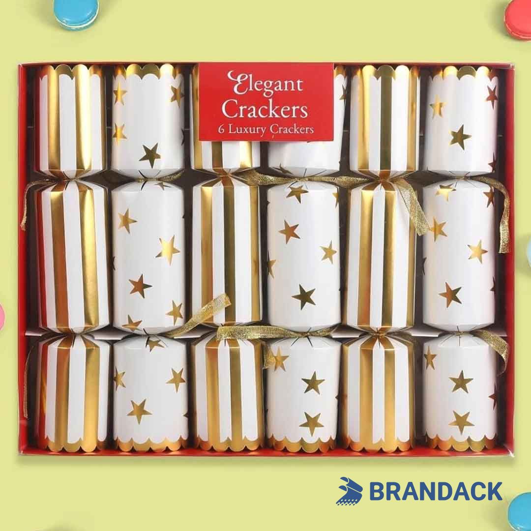 Custom Christmas Gift Poppers with Crowns and Prizes