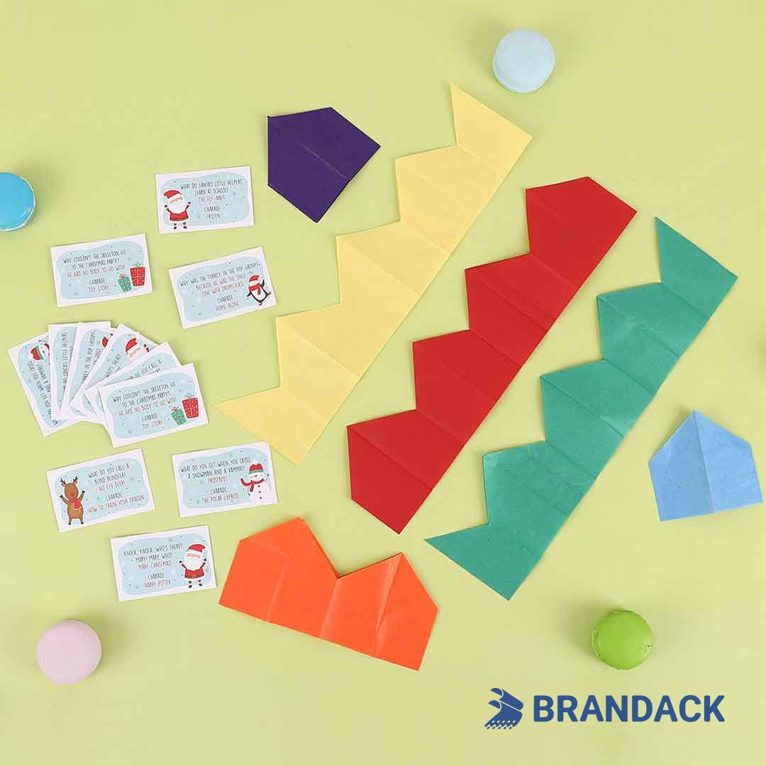 Custom Christmas Gift Poppers with Crowns and Prizes