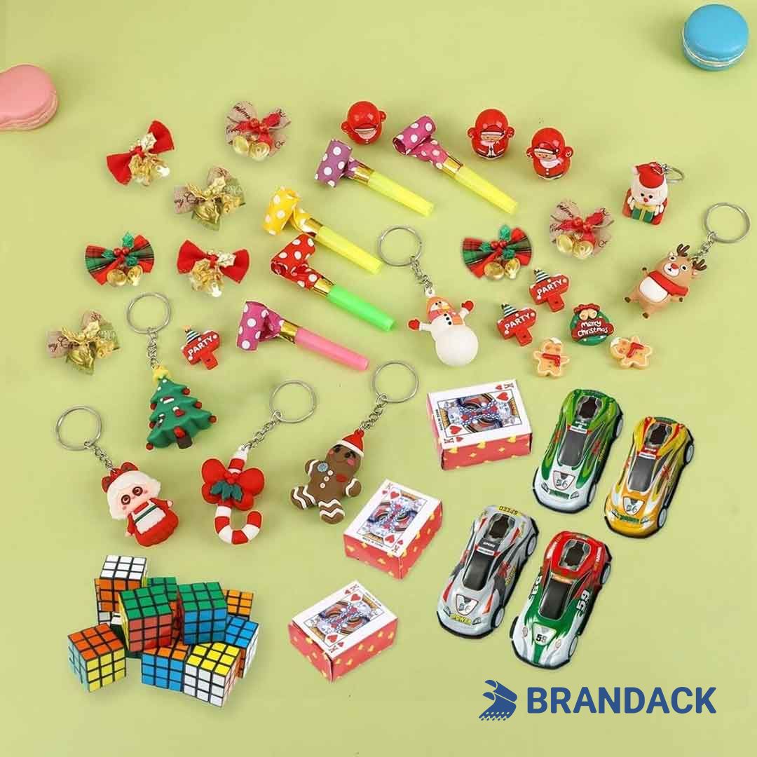 Custom Christmas Gift Poppers with Crowns and Prizes