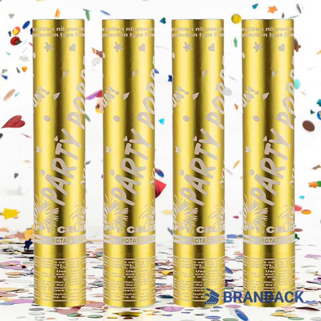 Bulk Buy Holiday Party Poppers Bespoke Tailored to Brand