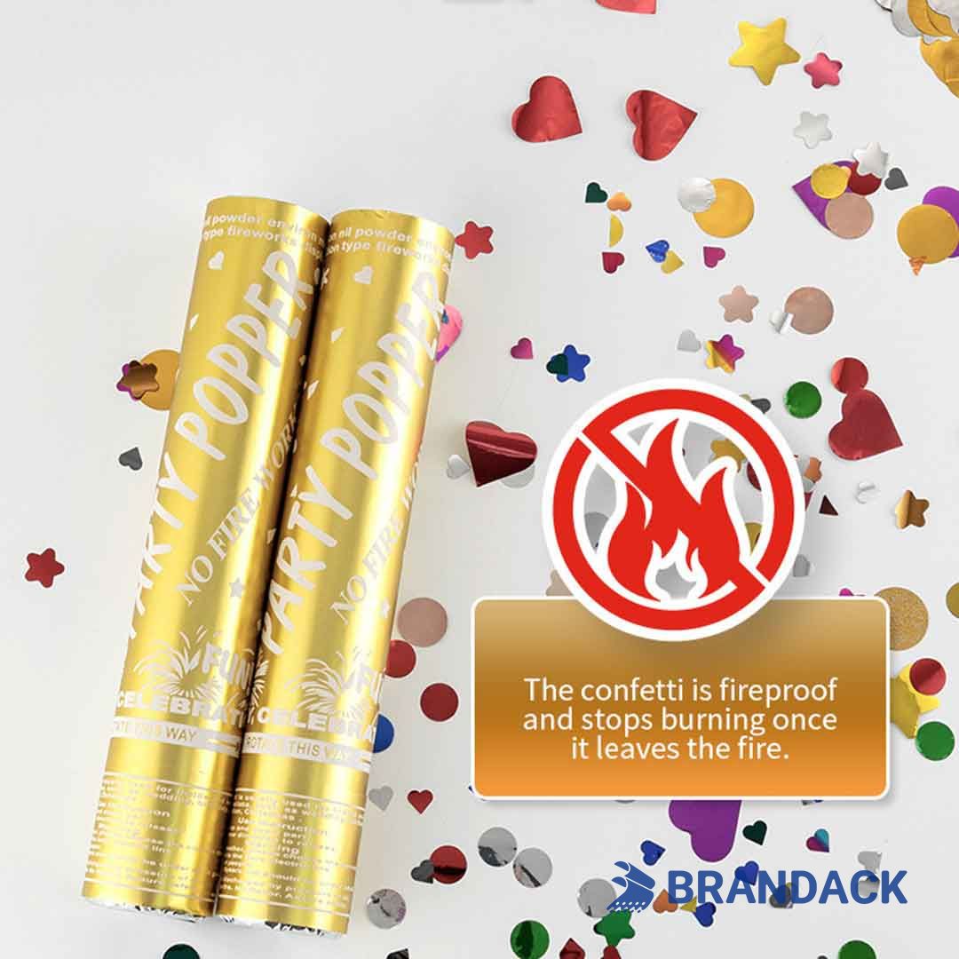 Bulk Buy Holiday Party Poppers Bespoke Tailored to Brand