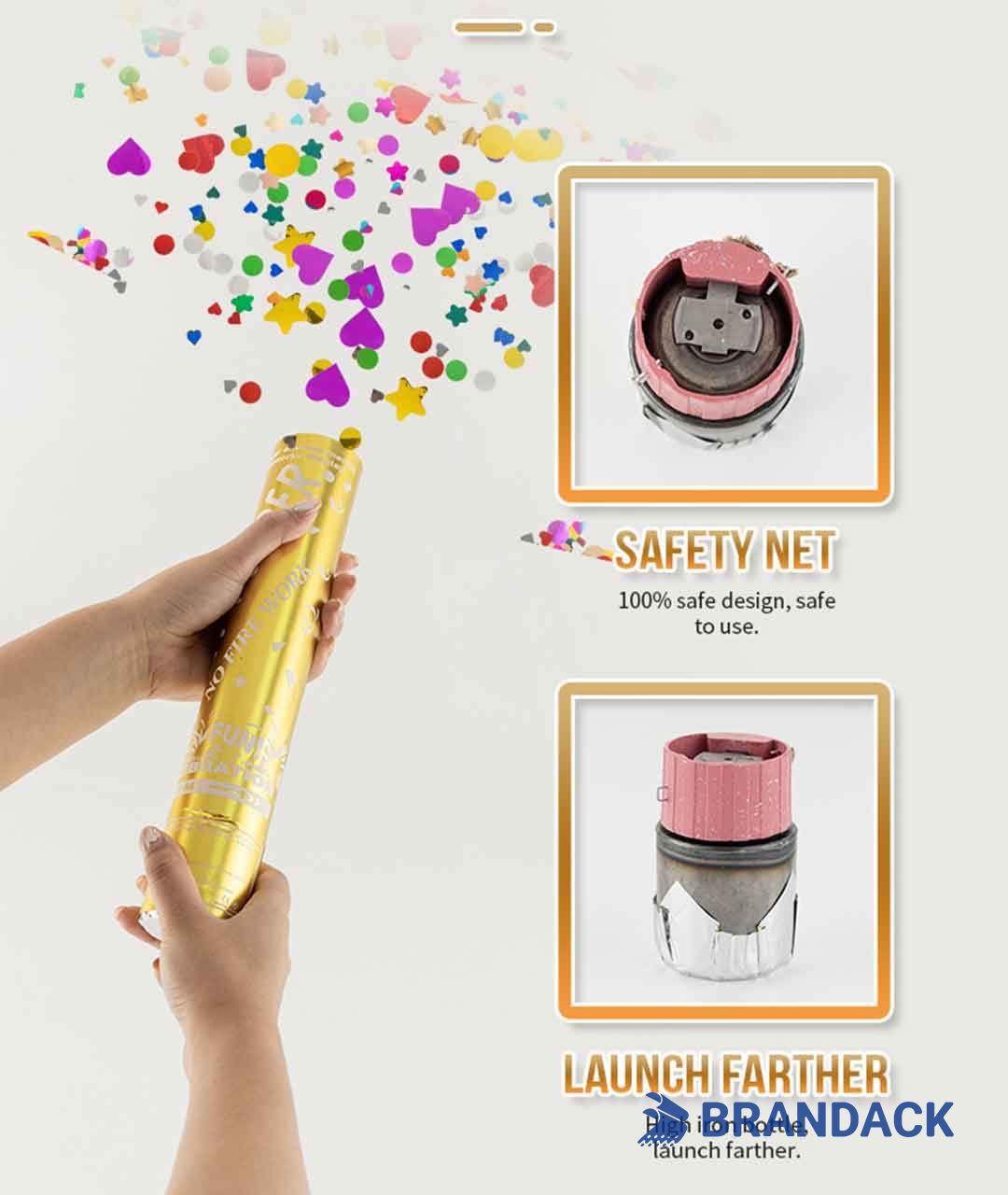 Bulk Buy Holiday Party Poppers Bespoke Tailored to Brand