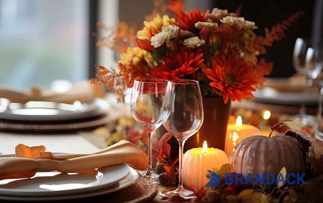 Thanksgiving Dinner Party Table Poppers Personalized to Stand Out
