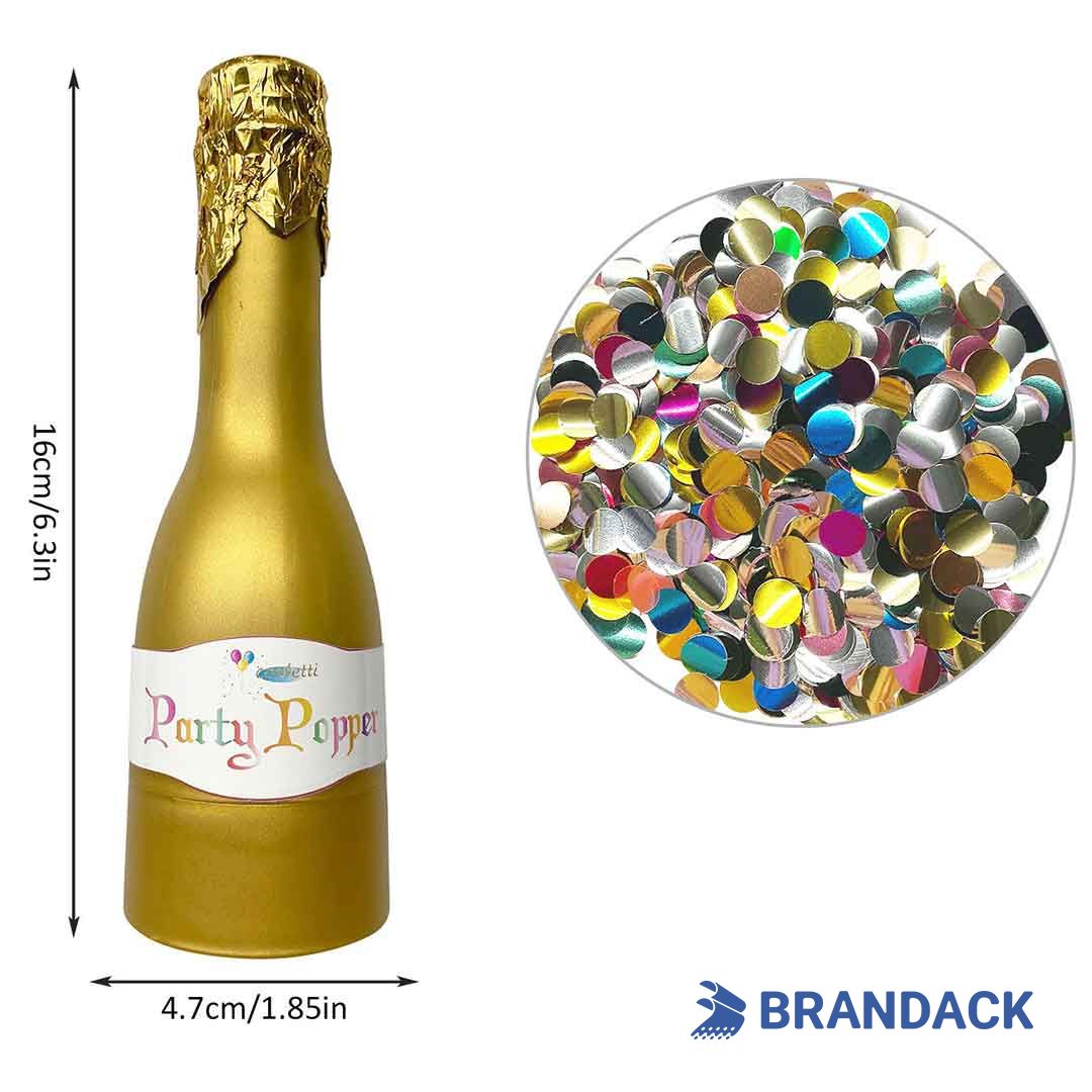Champagne Party Poppers Custom Supplier with Design Service