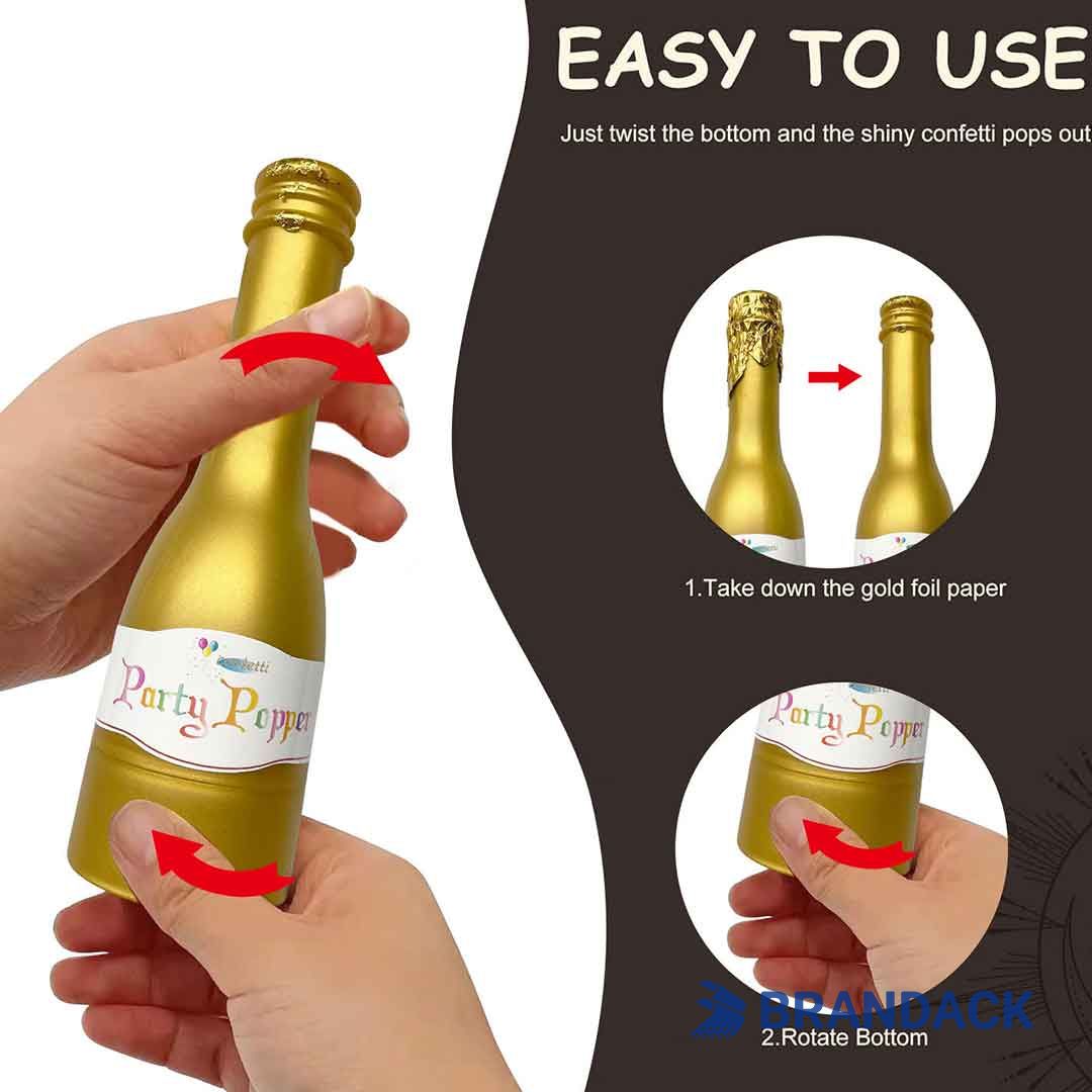 Champagne Party Poppers Custom Supplier with Design Service