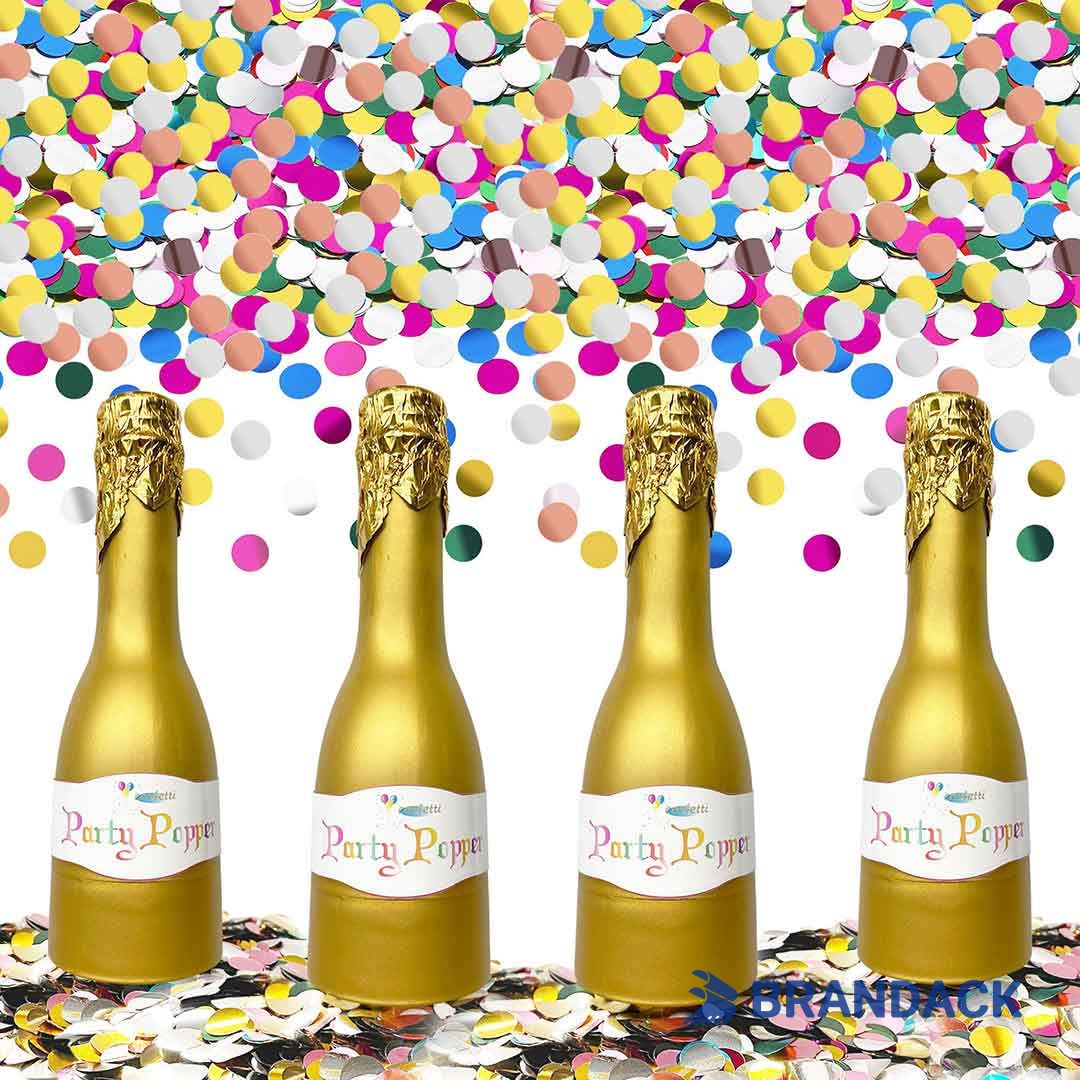 Champagne Party Poppers Custom Supplier with Design Service
