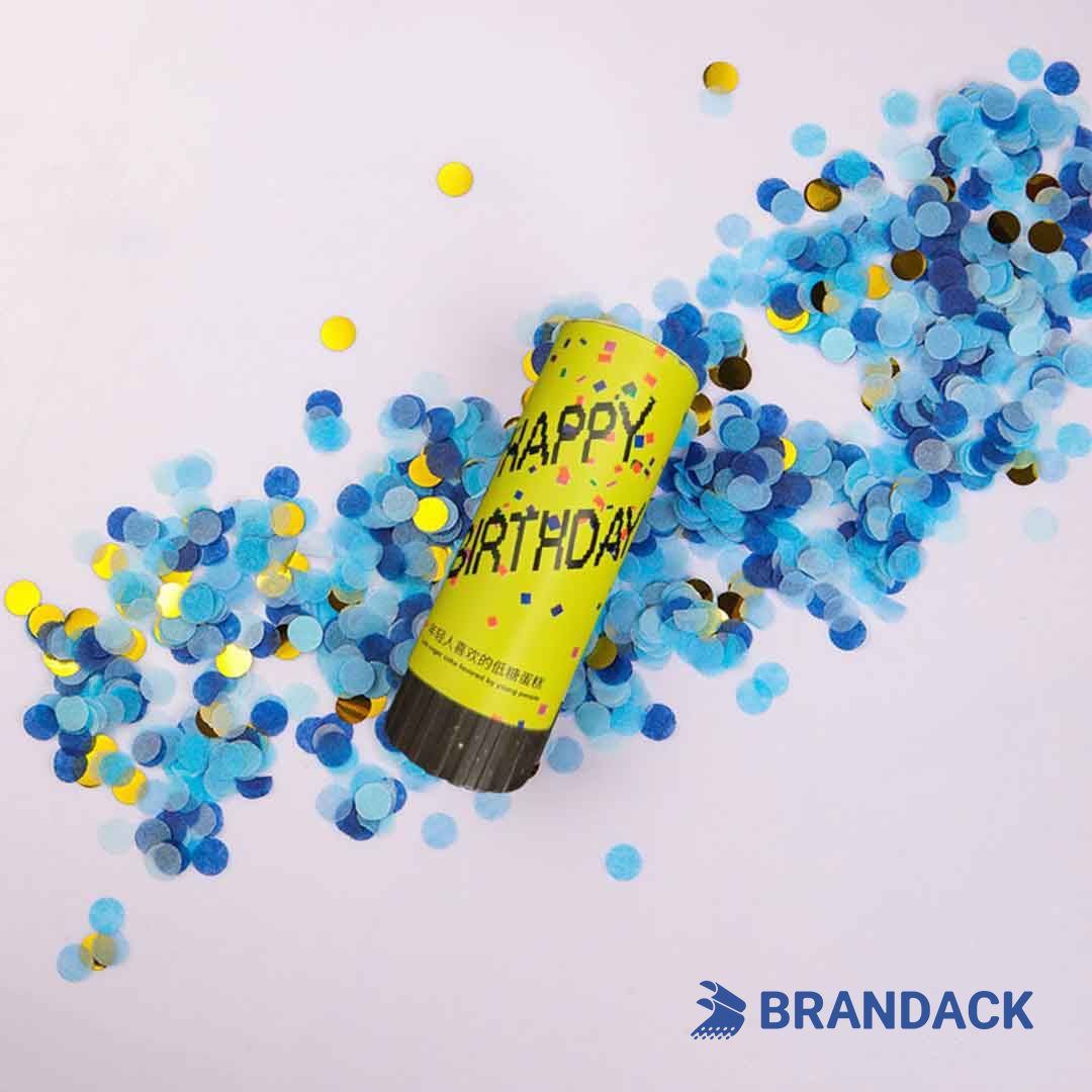 Birthday Party Poppers Wholesale Supplier with Design Service