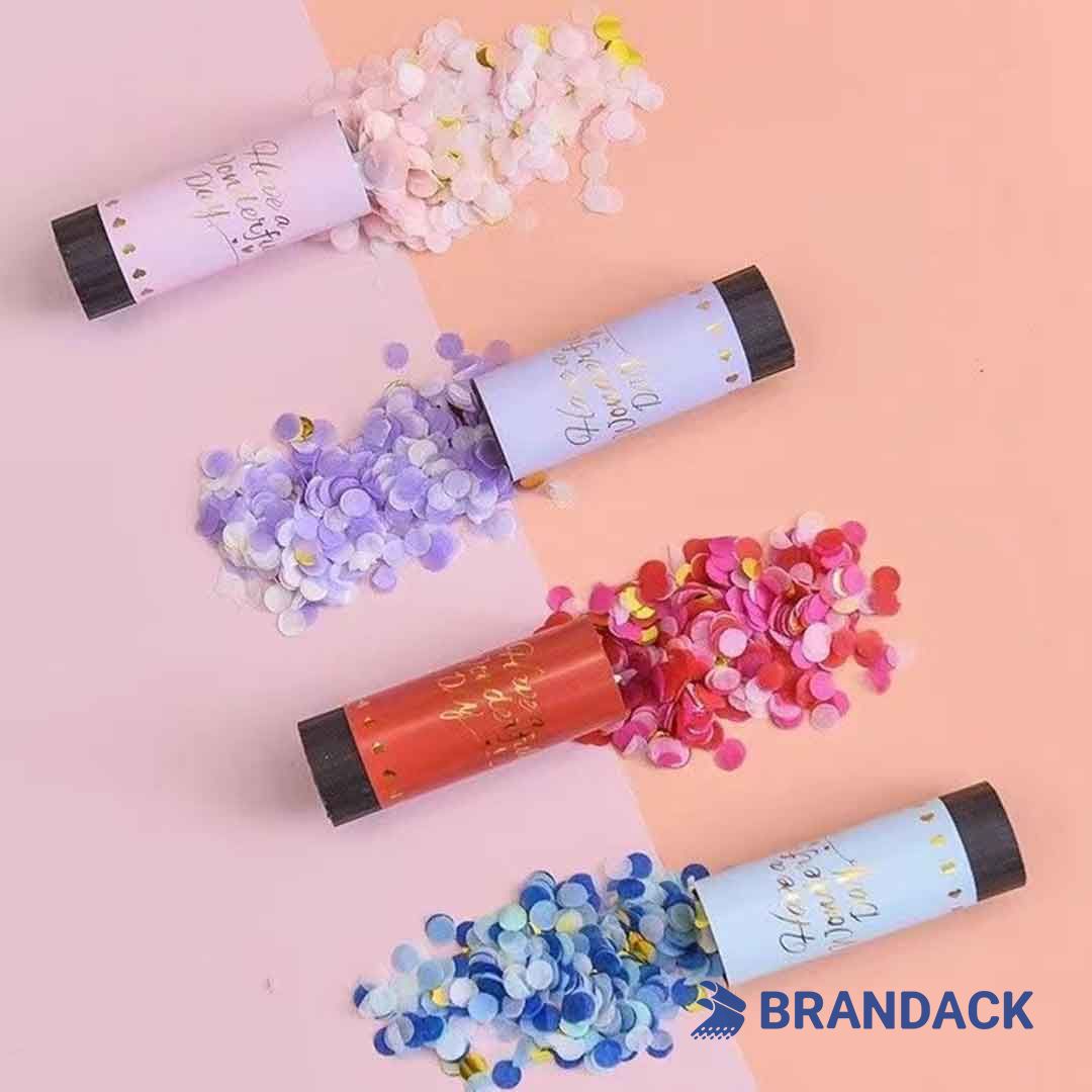 Birthday Party Poppers Wholesale Supplier with Design Service