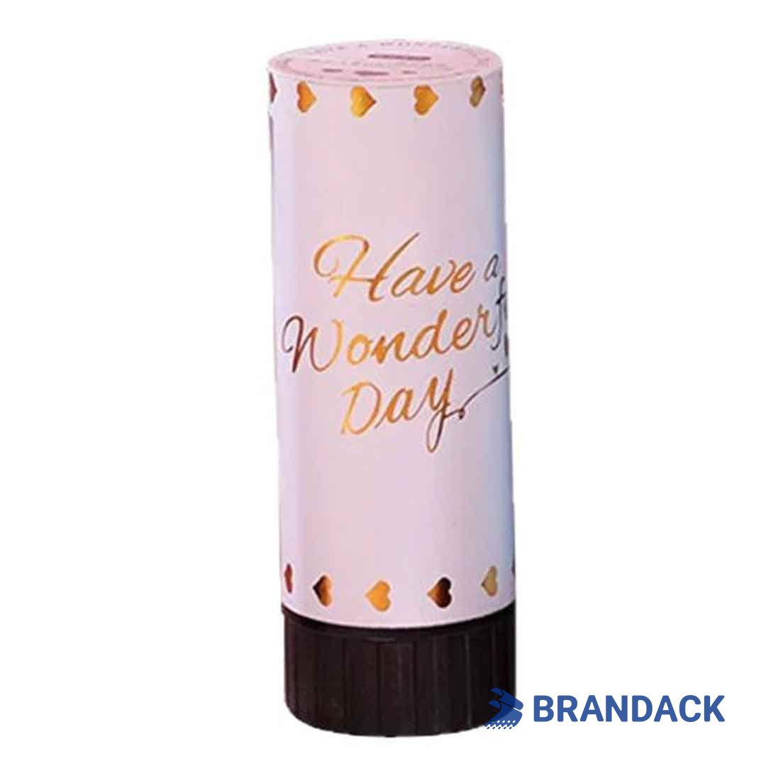 Custom Party Poppers for Birthday Celebration Tailored to Brand