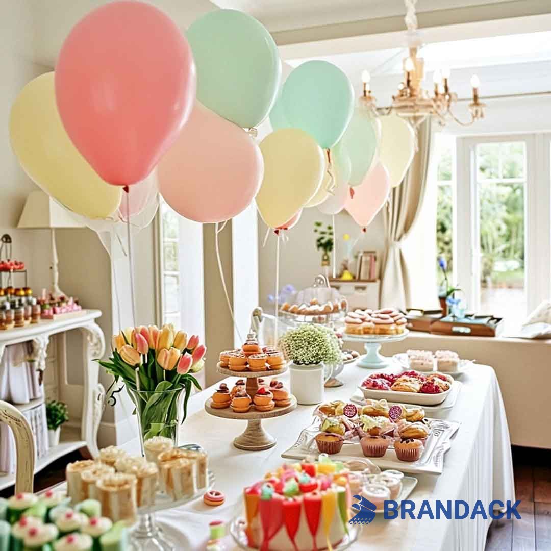 Custom Party Poppers for Birthday Celebration Tailored to Brand