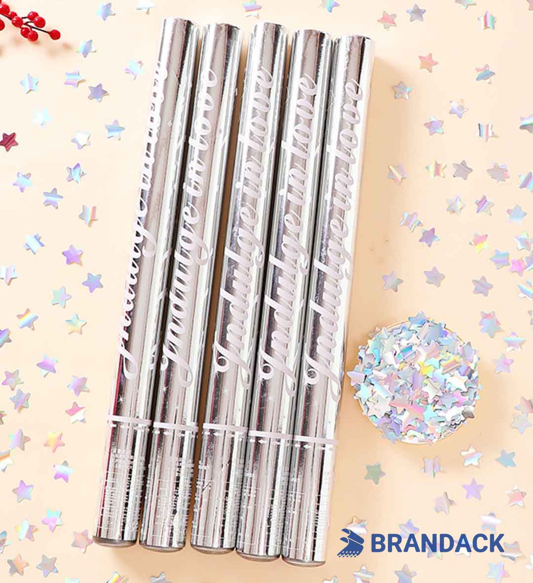 Bespoke Celebration Party Popper Manufacturer with Printing Service