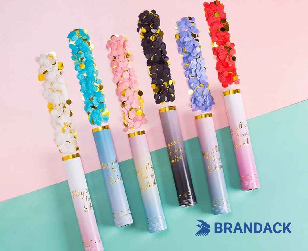 Custom Dinner Party Poppers Wholesale Supplier to Stand Out on Shelves