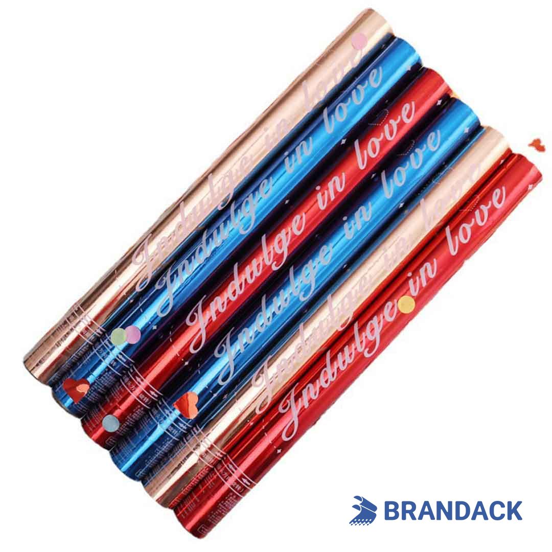 Custom Bulk Handheld Confetti Cannons Tailored to Brand