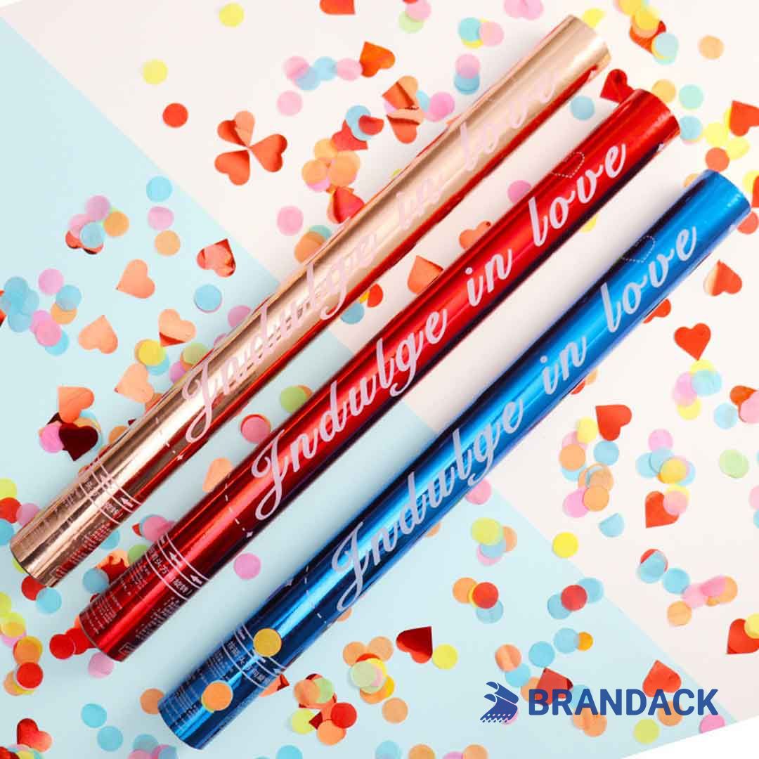 Custom Bulk Handheld Confetti Cannons Tailored to Brand