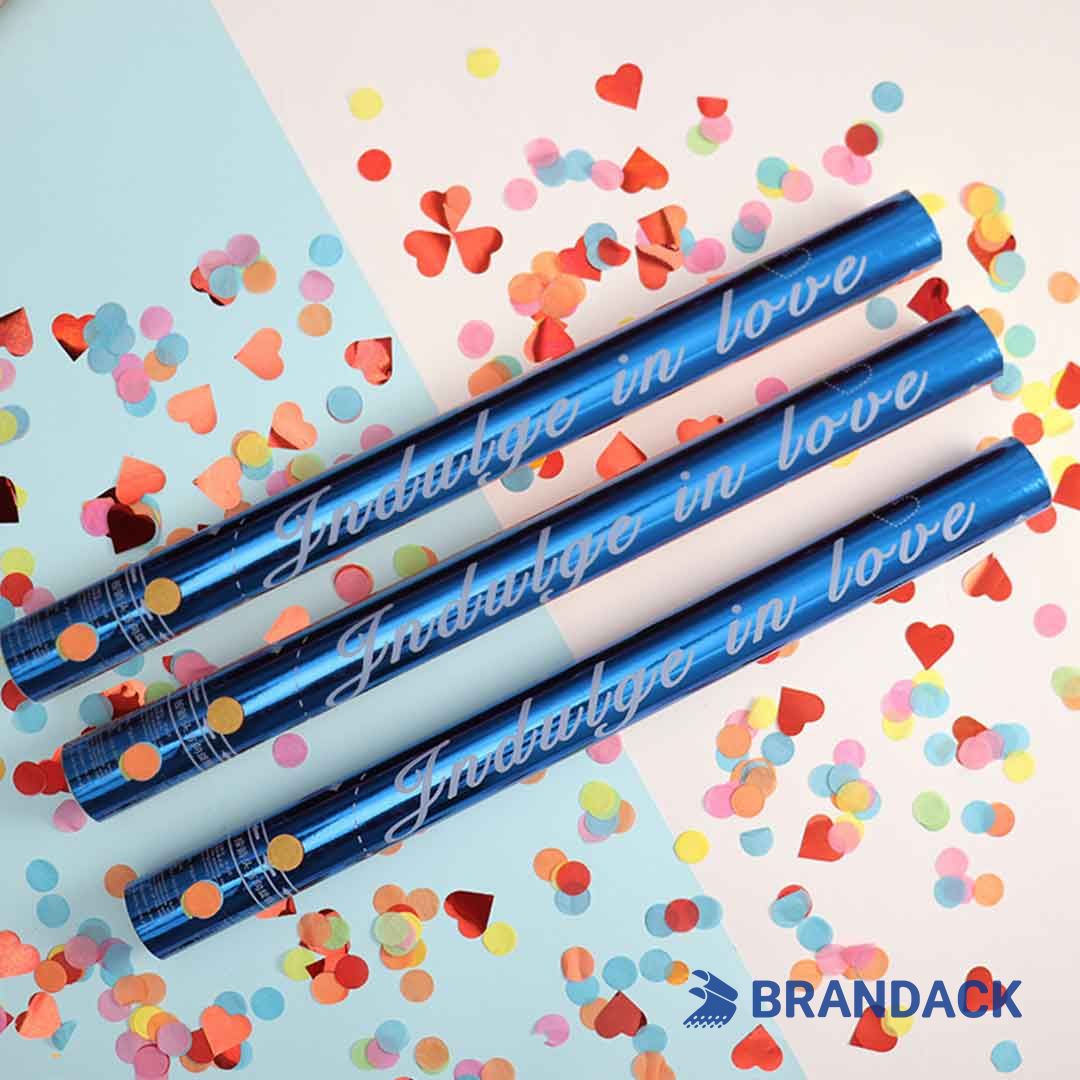 Custom Bulk Handheld Confetti Cannons Tailored to Brand