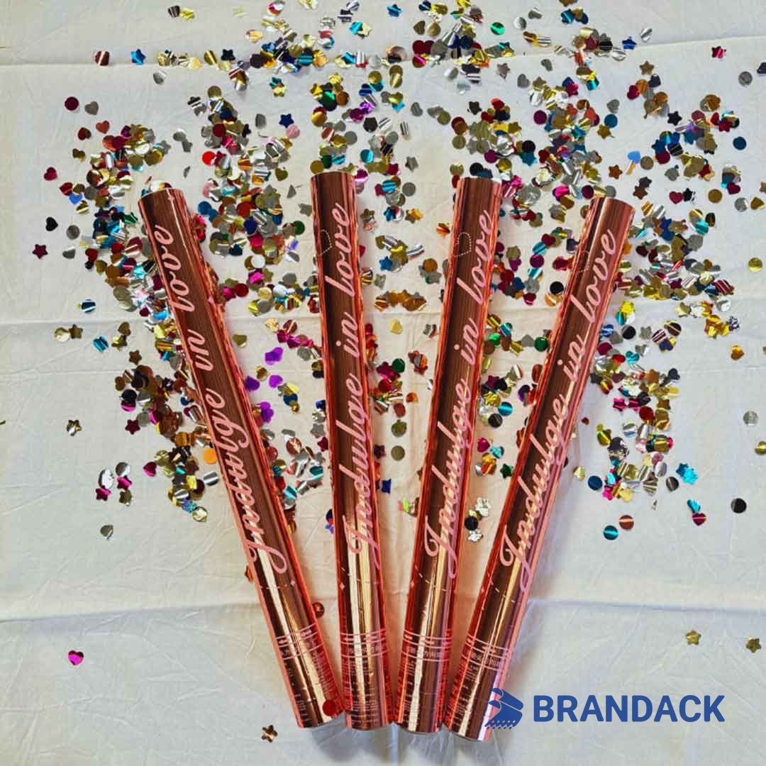 Custom Bulk Handheld Confetti Cannons Tailored to Brand