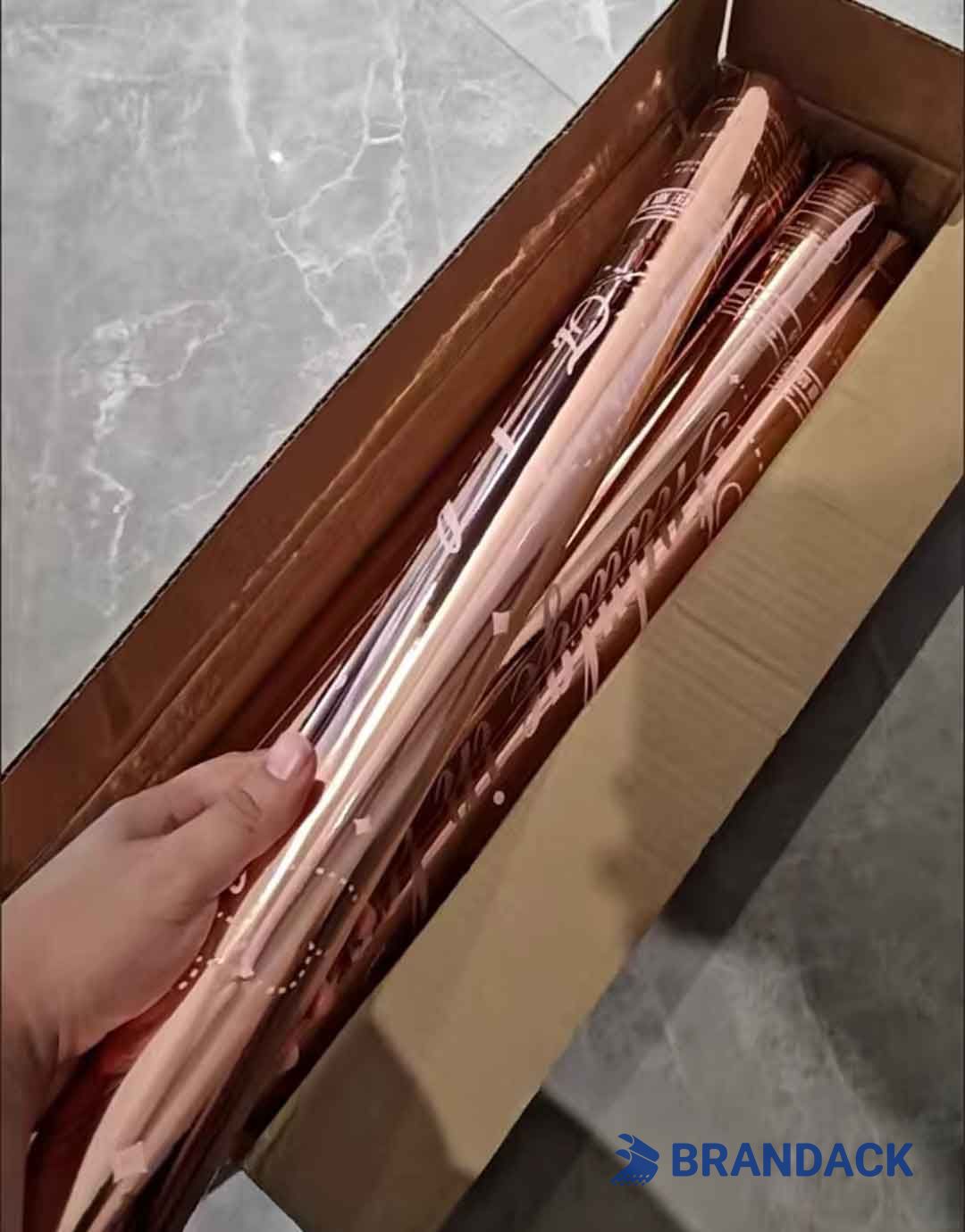 Custom Gold Glitter Hand Confetti Cannon with Design Services