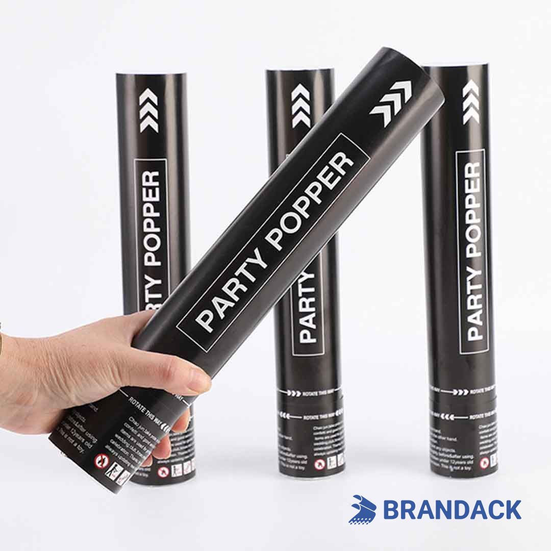 Custom Biodegradable Hand Confetti Cannon with Logo