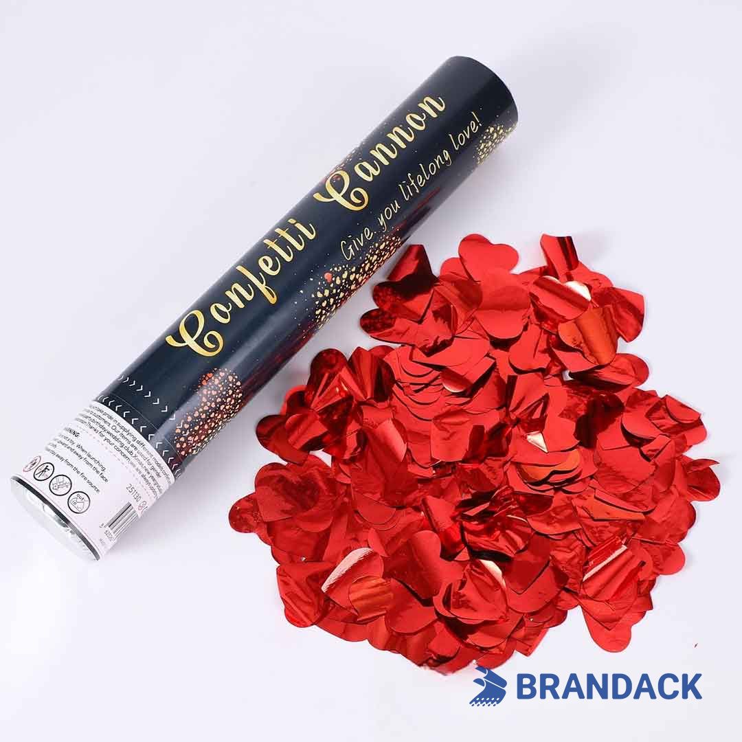 Custom Biodegradable Hand Confetti Cannon with Logo