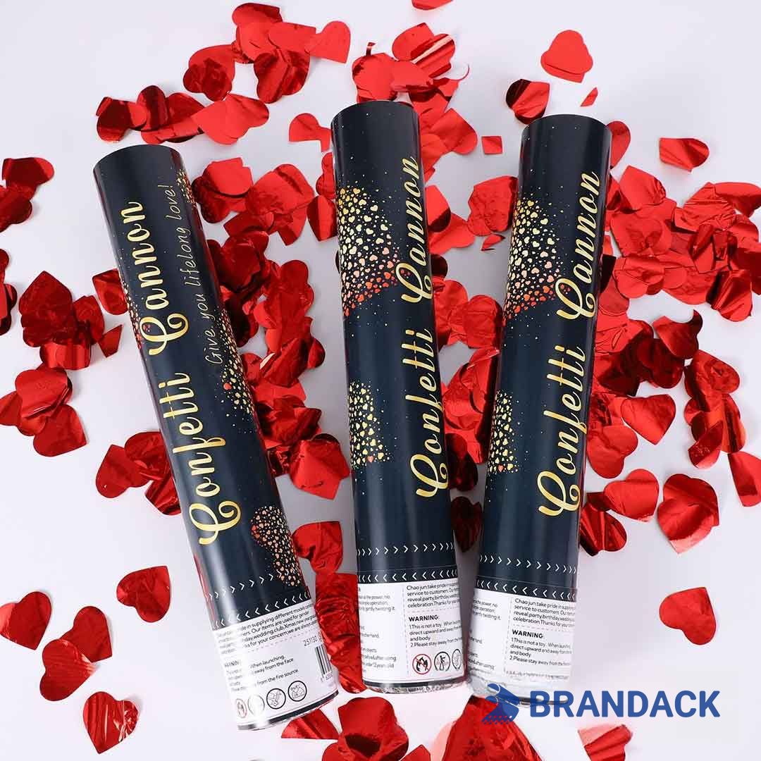 Custom Biodegradable Hand Confetti Cannon with Logo