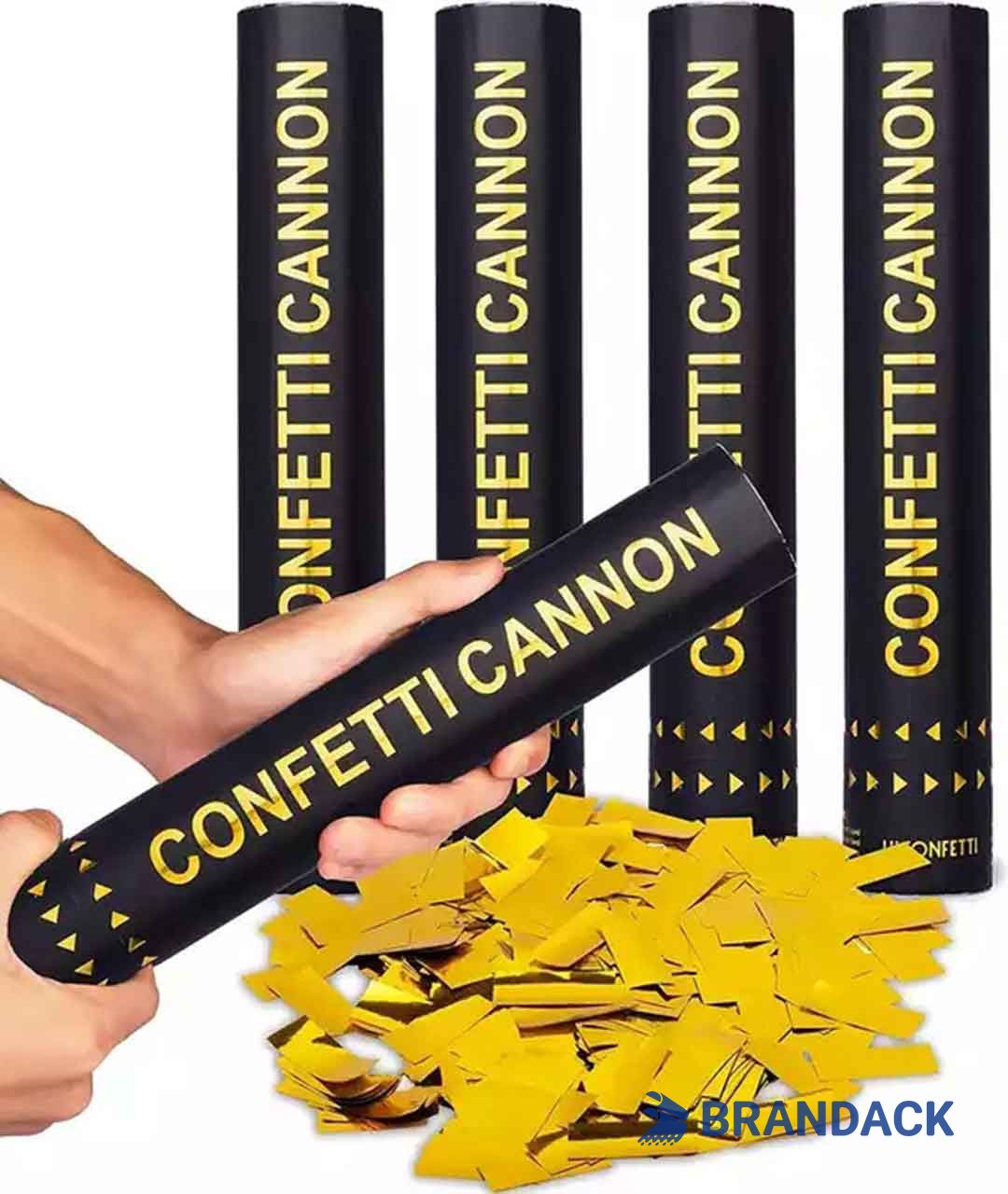 Custom Biodegradable Hand Confetti Cannon with Logo