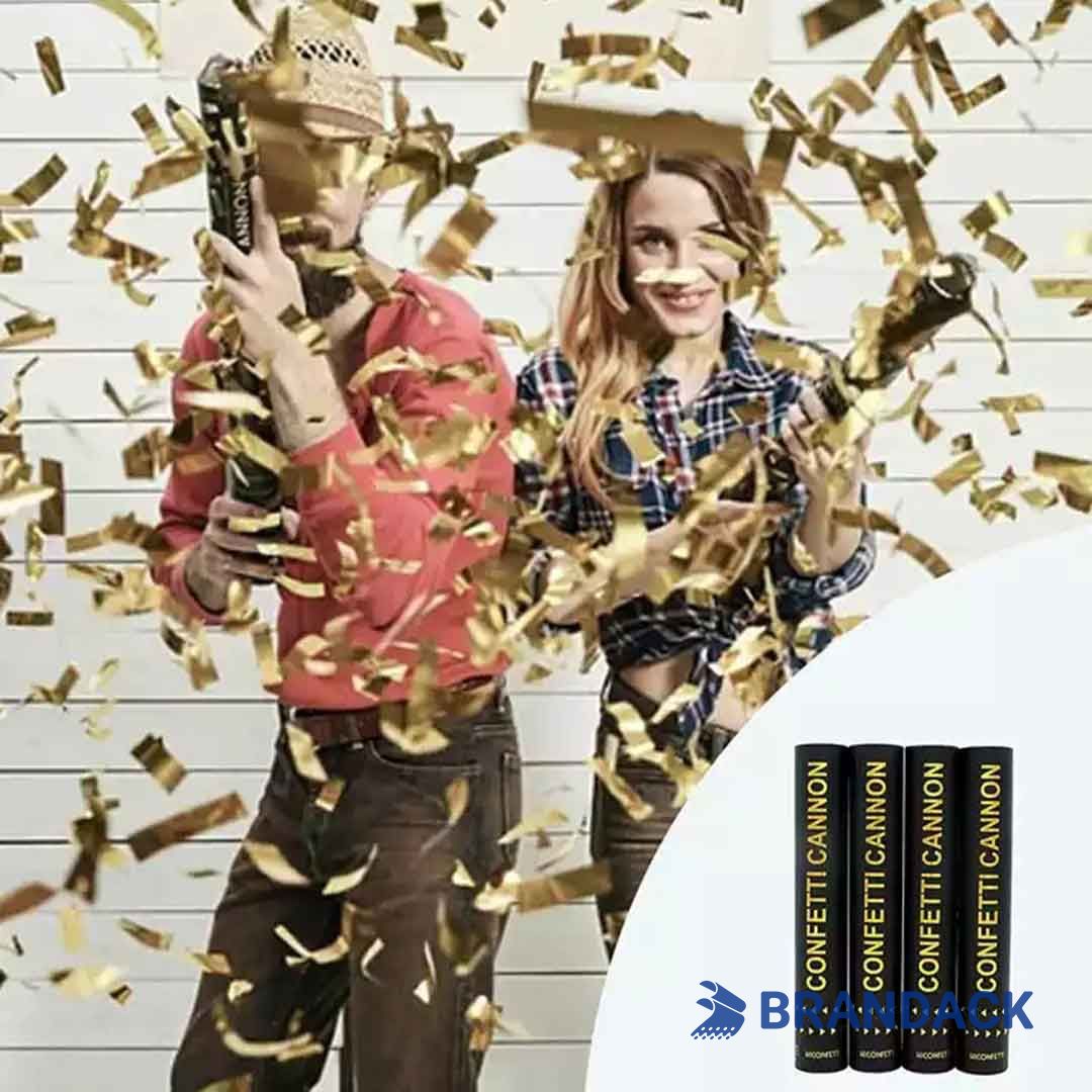 Custom Biodegradable Hand Confetti Cannon with Logo