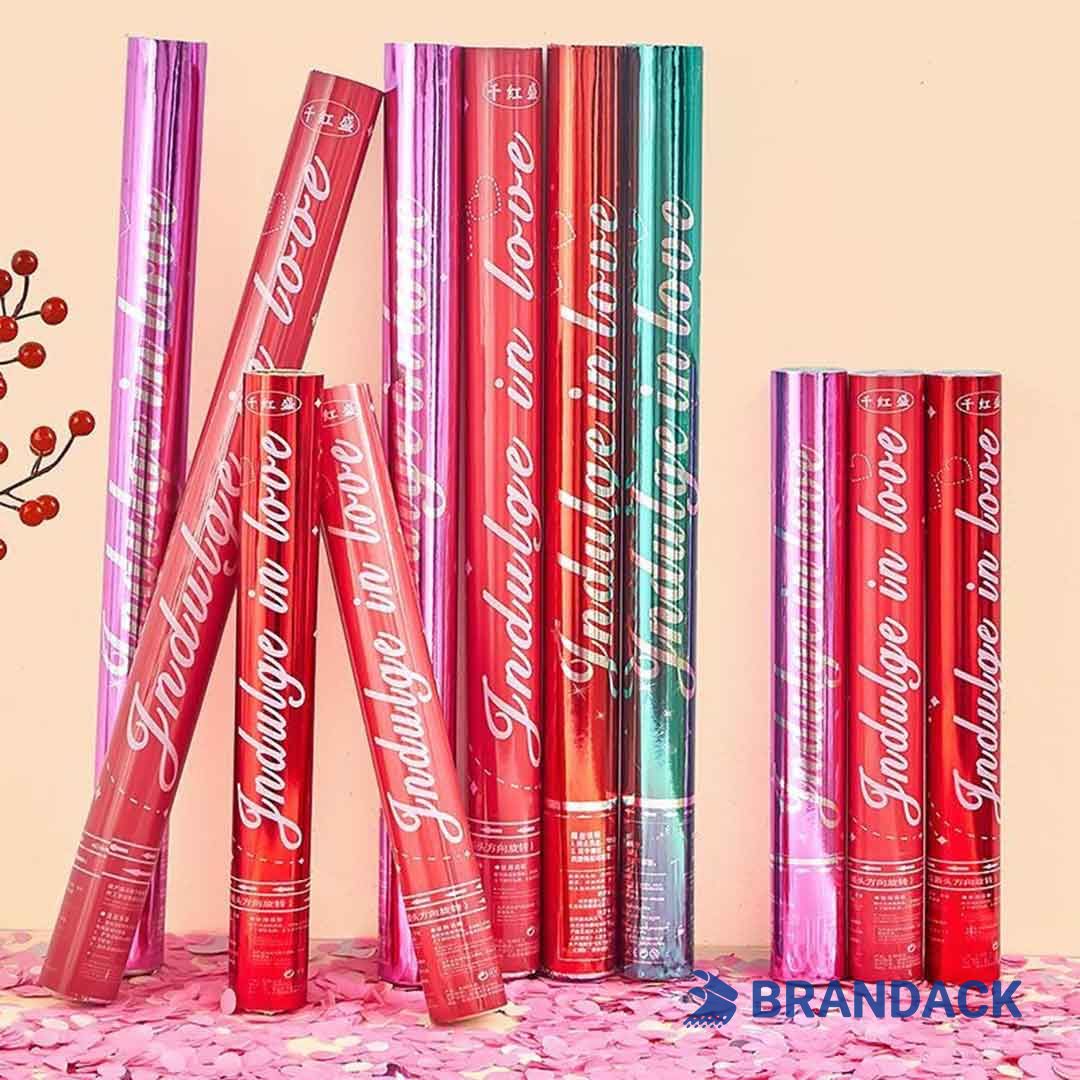 Custom Handheld Huge Confetti Cannon with Design Service