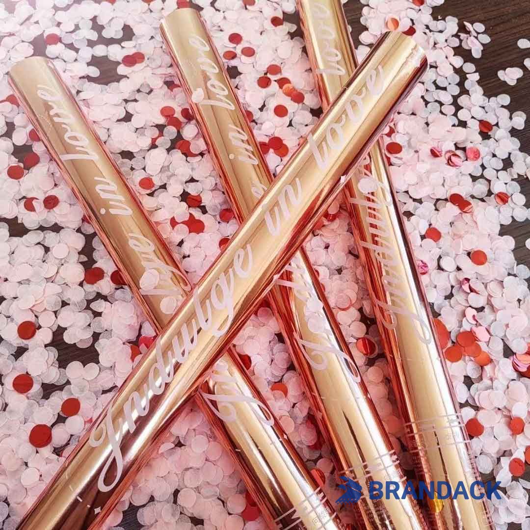 Custom Handheld Huge Confetti Cannon with Design Service