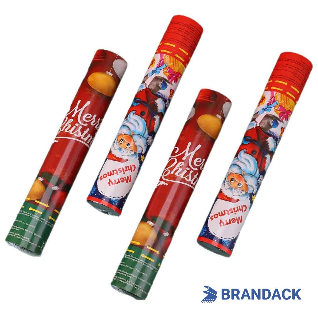 Custom Party Poppers for Christmas to Stand Out on Shelves