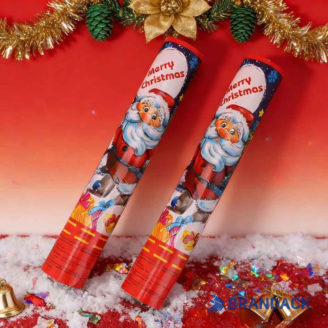Custom Party Poppers for Christmas to Stand Out on Shelves