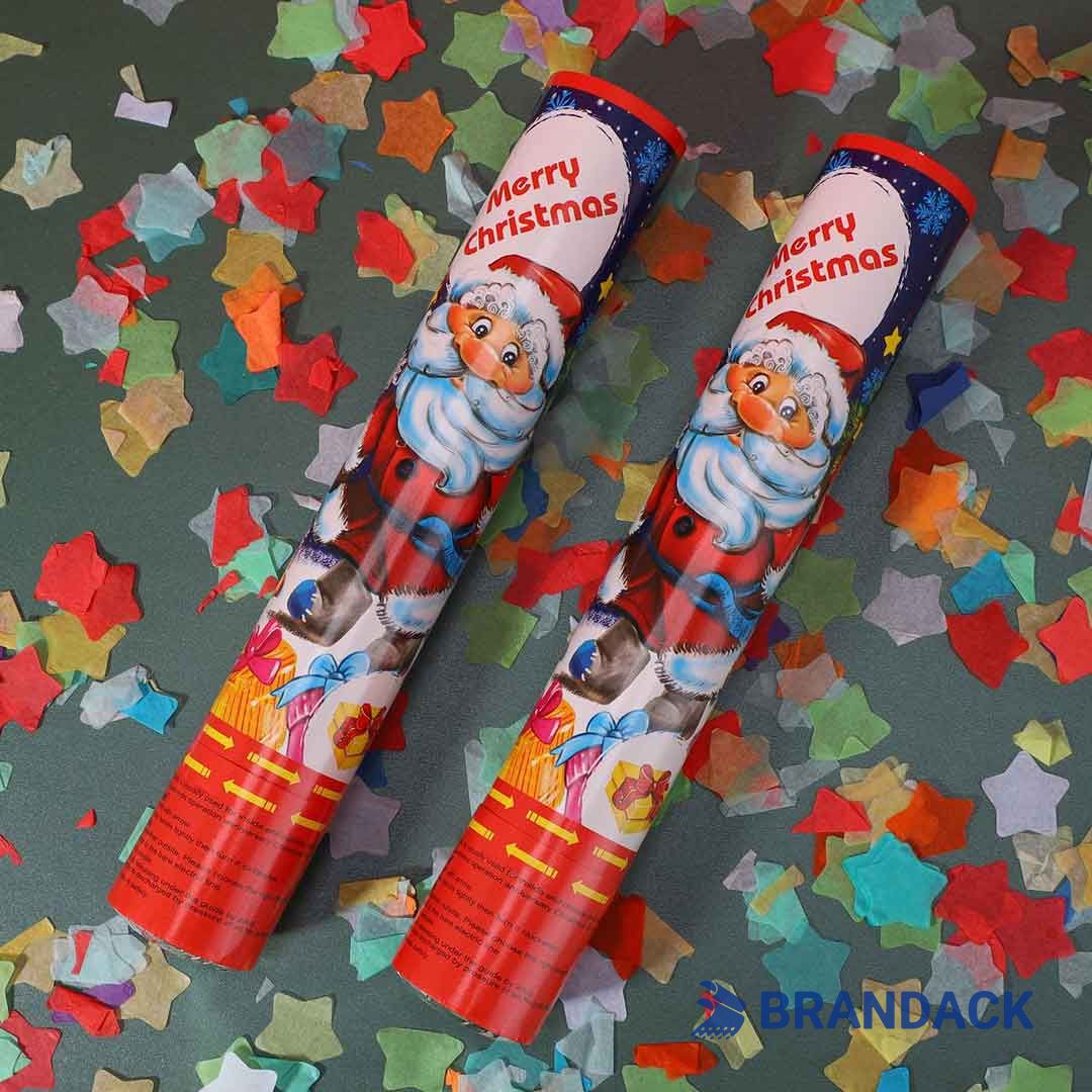 Custom Party Poppers for Christmas to Stand Out on Shelves